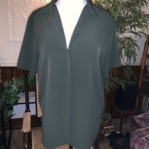 Dark Green Blouse